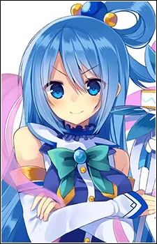 Aqua — Anime waifu portrait