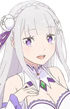 Emilia — Anime waifu portrait