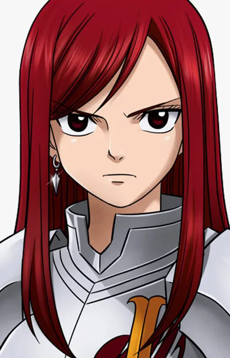 Erza Scarlet — Anime waifu portrait